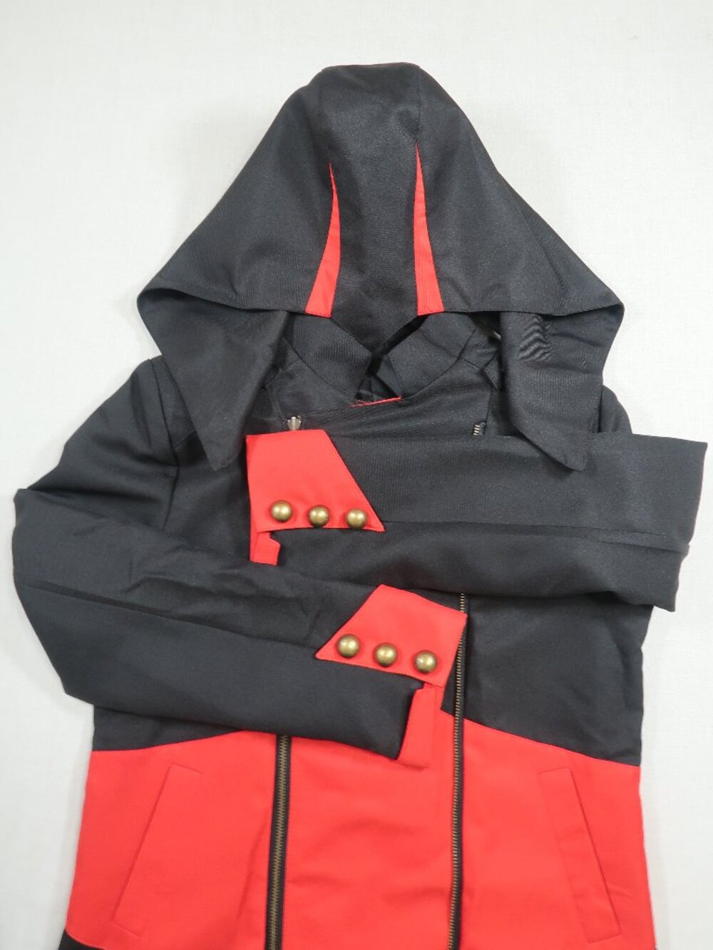 Assassin's Creed 3 Connor Kenway Hooded Tailcoat Cosplay Jacket M